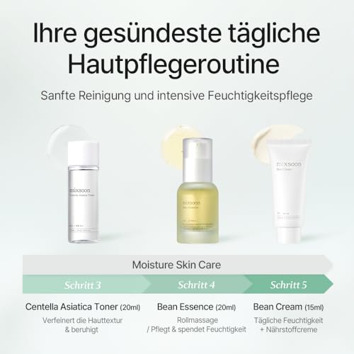 mixsoon Pure Glow Essentials Set - 5-Step Skincare Kit - Travel - Product Imagery