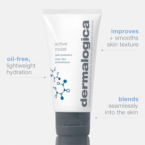 Dermalogica Active Moist Moisturizer, Lightweight Daily Lotion - Product Imagery