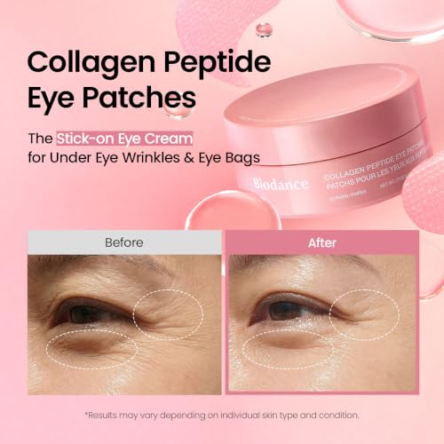 BIODANCE Hydrogel Eye Patches for Under Eye - Collagen Peptide, - Product Imagery