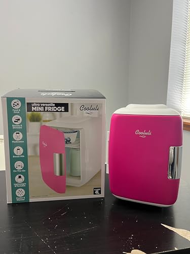 Cooluli Skincare Mini Fridge for Bedroom - Car, Office Desk & - Product Imagery