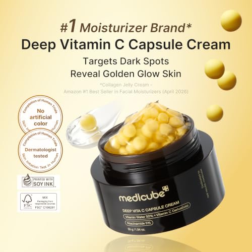 medicube Capsule Cream with Deep Vitamin C for Radiance - Product Imagery