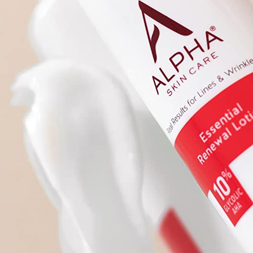 Alpha Skin Care Essential Renewal Lotion, 10% Glycolic AHA, 4 Oz - Product Imagery