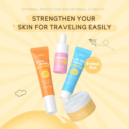 Hydrating Skin Care Set Travel Kit, Gifts for Women and Teenage - Product Imagery