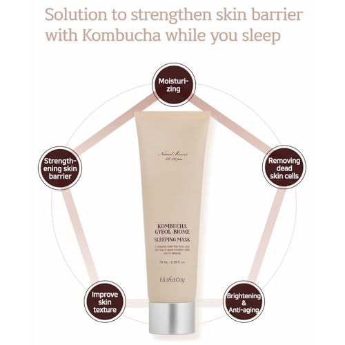 [Elishacoy] Kombucha Gyeol-Biome Sleeping Mask 70 ml / 2.37 fl - Product Imagery