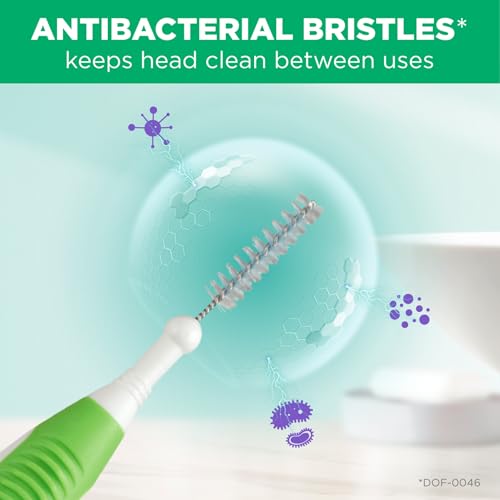 GUM Proxabrush Go-Betweens Tight Interdental Brushes, 10 Count - Product Imagery