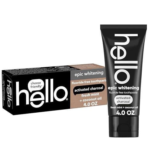 hello Epic Whitening Activated Charcoal Toothpaste, 4 oz - Product Imagery