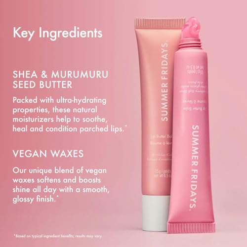Summer Fridays Tinted Lip Butter Balm Sweet Pink Duo Gift Set (2 - Product Imagery