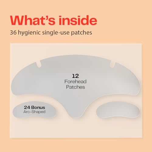 Morrow One Forehead Wrinkle Patches Peptide Face Tape Overnight - Product Imagery