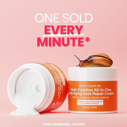 SeoulCeuticals 97.5% Snail Mucin Korean Face Moisturizer Day & - Product Imagery