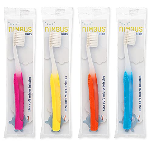 NIMBUS NIMBY Kid's Extra Soft Toothbrushes for Sensitive Teeth - Product Imagery