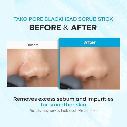 TONYMOLY Tako Pore Scrub Stick Duo, Deep Pore Charcoal Blackhead - Product Imagery