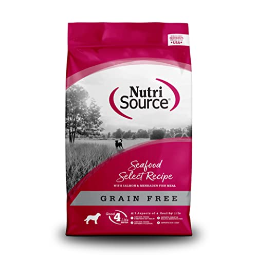 NutriSource Grain Free Seafood Select Dog Food, Multi-Protein, - Product Imagery