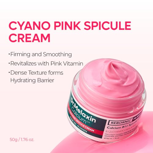 n Cyano Pink Spicule Cream with Calcium & Vitamin B12, Spicule - Product Imagery