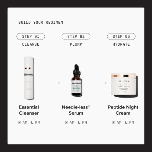 DRMTLGY Peptide Night Cream | Hydrating Firming Moisturizer - Product Imagery