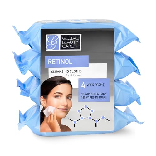 Global Beauty Care Retinol Waterproof Makeup Remover Facial - Product Imagery