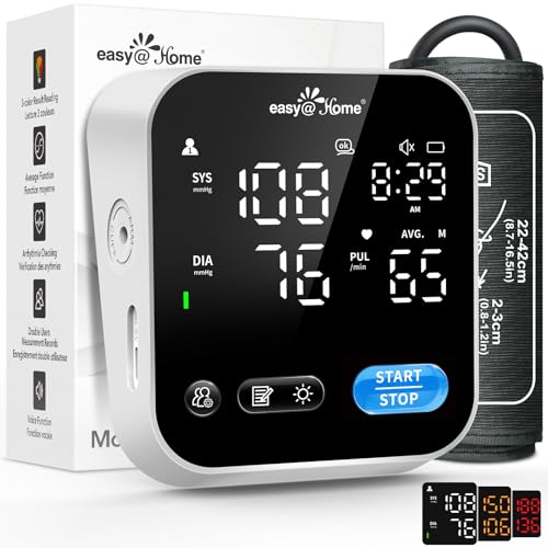 easy@Home Digital Talking Blood Pressure Monitor for Home Use - - Product Imagery