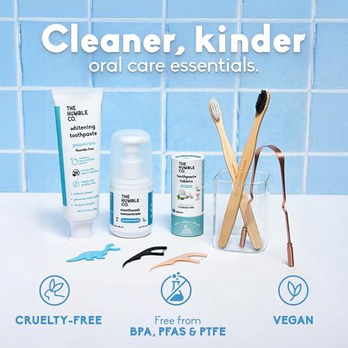 The Humble Co. Bamboo Toothbrushes, BPA Free, Ultra Soft - Product Imagery