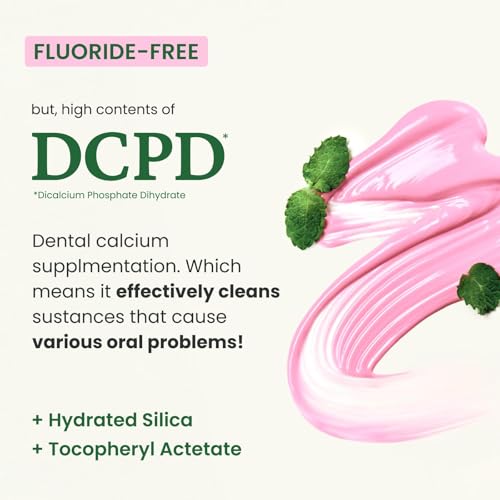 EUTHYMOL Original Pink Toothpaste, Fluoride-Free, Cavity - Product Imagery