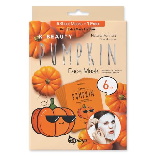 Saplaya Face Masks 6 Pack Scented Facemask Sheets Skin Care Mask - Product Imagery