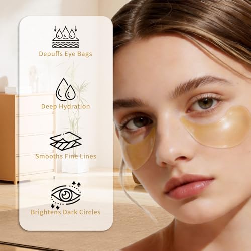 Retinol Under Eye Patches for Puffy Eyes & Dark Circles (60 - Product Imagery
