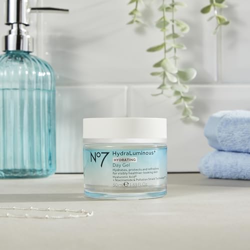 No7 HydraLuminous+ Hydrating Day Gel Moisturizer, 1.69 Fl Oz - Product Imagery