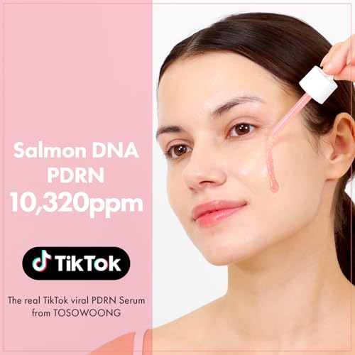 TOSOWOONG Pink Peptide 12 PDRN Serum for Firming & Glass Skin, - Product Imagery