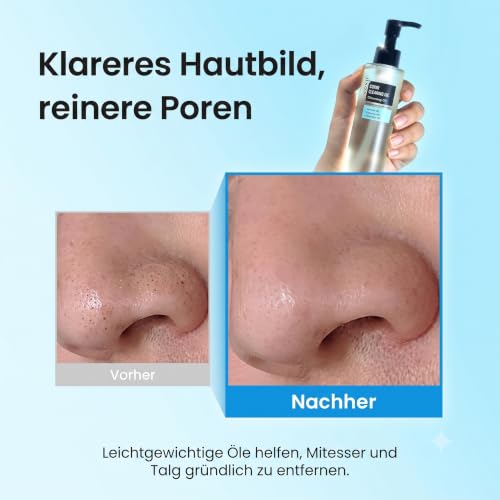 coxir Ultra Hyaluronic Cleansing Oil, Hydrating Makeup Remover, - Product Imagery