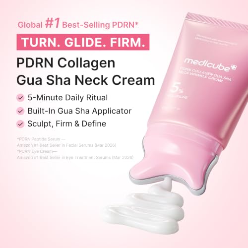 medicube PDRN Collagen Gua Sha Neck Wrinkle Cream - Firming, - Product Imagery