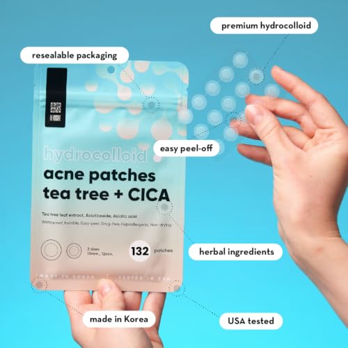 LE GUSHE Korean Pimple Patches for Face (132 Dots) - - Product Imagery