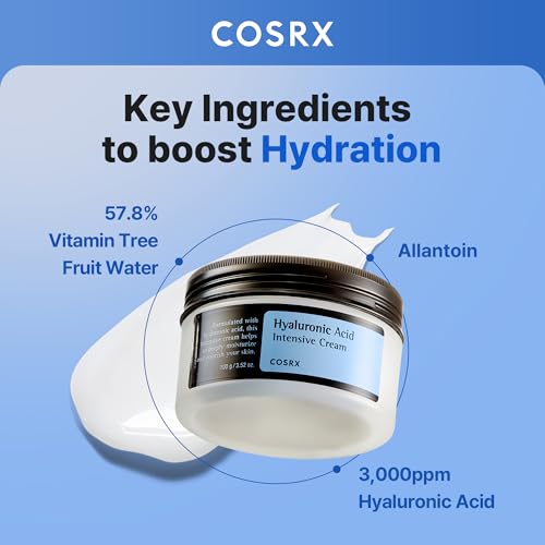 COSRX Hyaluronic Acid Cream, Daily Moisturizer for Sensitive - Product Imagery
