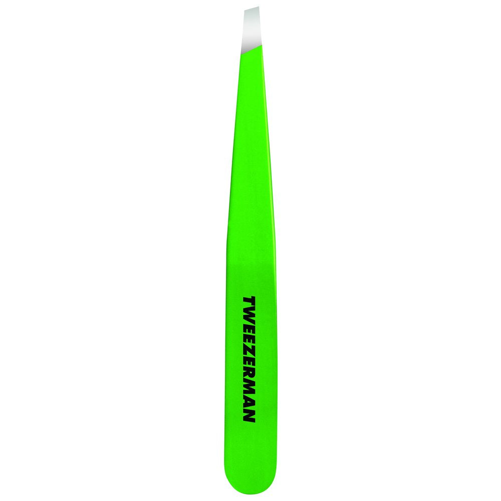 Tweezerman Slant Tweezer – Tweezerman Tweezers for Eyebrows Rose Gold – packaging and label