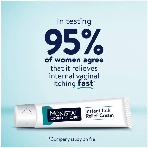 Monistat Care Instant Itch Relief Cream | Max Strength | Cools & - Product Imagery