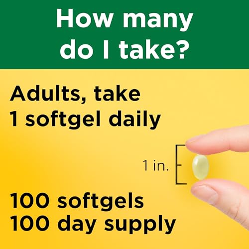 Nature Made Vitamin E 180 mg (400 IU) dl-Alpha, 100 Softgels - Product Imagery
