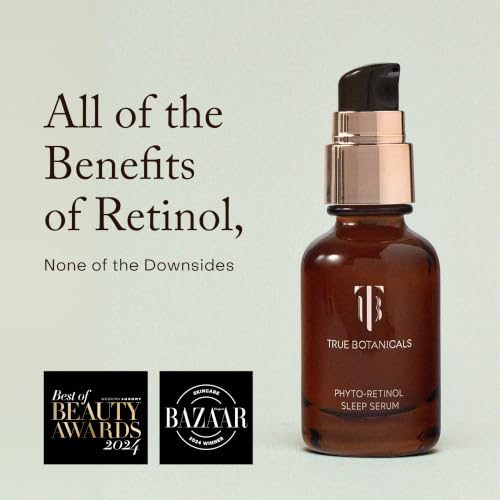 True Botanicals Phyto Retinol Sleep Serum | Nightly Anti-Aging - Product Imagery