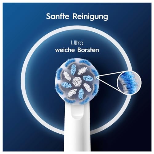 Oral-B Pro Sensitive Clean Replacement Toothbrush Heads Pack of 4 - Product Imagery