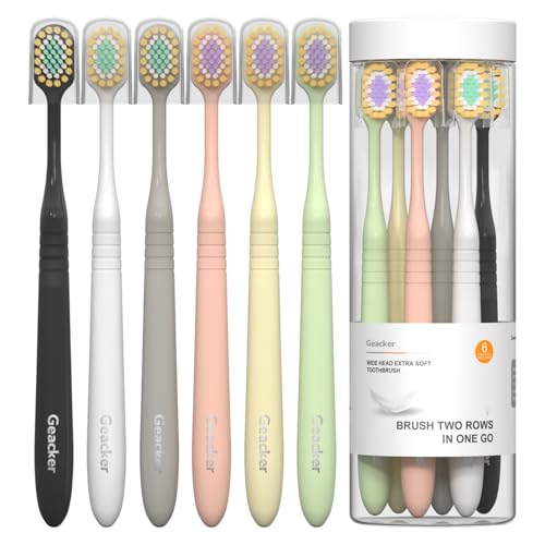 Extra Soft Toothbrush for Adults with Wide Head – Ultra Soft - Product Imagery