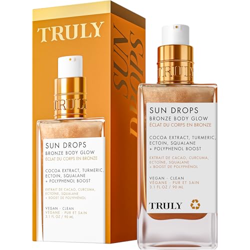 Truly Beauty Sun Drops Bronze Body Glow Oil | Bronzing Oil for Glowing Skin