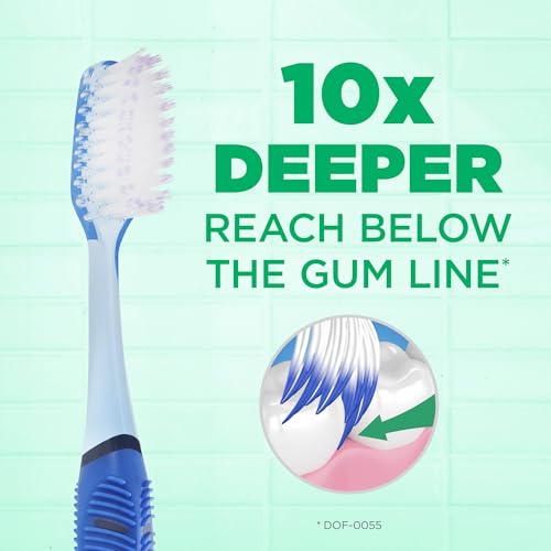 GUM Deep Clean Technique Soft Toothbrush, Full Head, 2 Count - Product Imagery