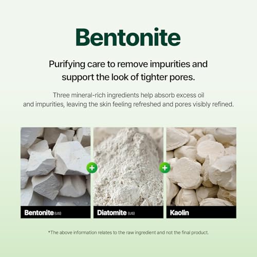 Korean Bentonite Clay Mask – Deep Cleansing Facial Mask for Pore - Product Imagery