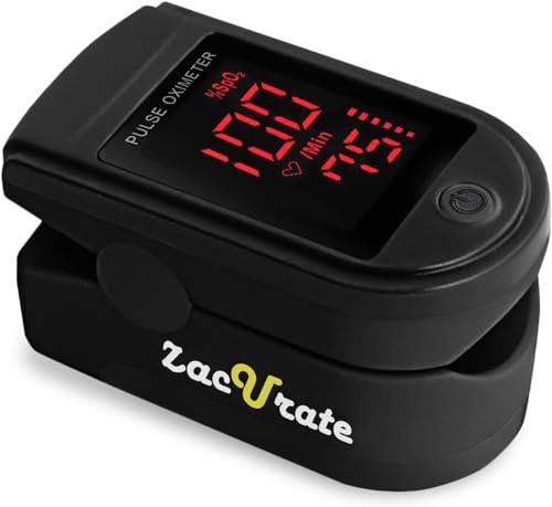 Zacurate 500 Series Fingertip Pulse Oximeter Blood Oxygen - Product Imagery