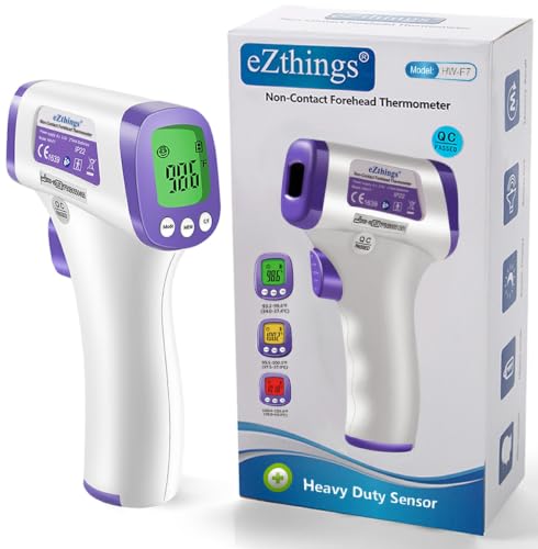 eZthings Heavy Duty Thermometer Infrared Forehead High Caliber - Product Imagery