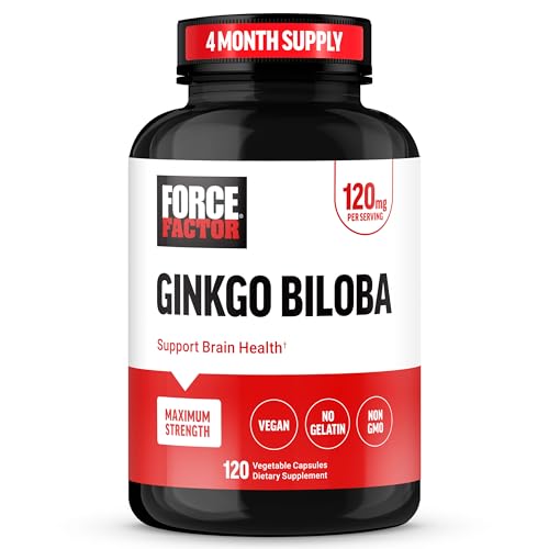 Force Factor Ginkgo Biloba Brain Health Supplement, Maximum - Product Imagery