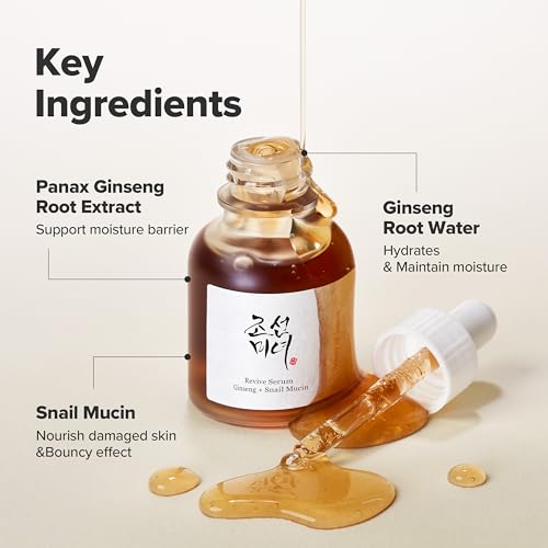 Beauty of Joseon Revive Snail Mucin Ginseng Serum Hydrating - Product Imagery
