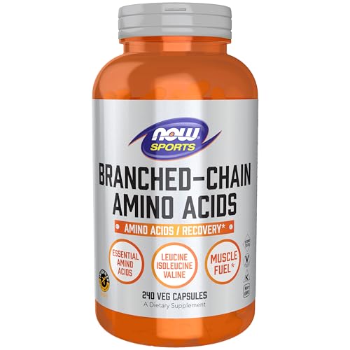 NOW Foods Sports Nutrition, Branched Chain Amino Acids, With - Product Imagery