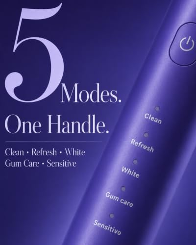 MySmile Sonic Electric Toothbrush DY156 Purple with Nano - Product Imagery