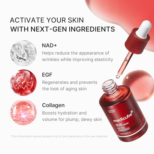 medicube Viral Ingredients Serum Duo - PDRN and NAD EGF Serum - Product Imagery