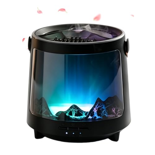 300ml Ultrasonic Humidifier Aromatherapy Diffuser 7 Color LED - Product Imagery