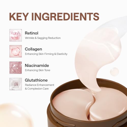 MEDIHEAL 95% Retinol & Collagen Under Eye Patches, Wrinkle Care - Product Imagery