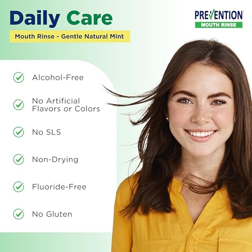 Prevention Daily Care Mouthwash, Hydrogen Peroxide Rinse 16 oz - Product Imagery