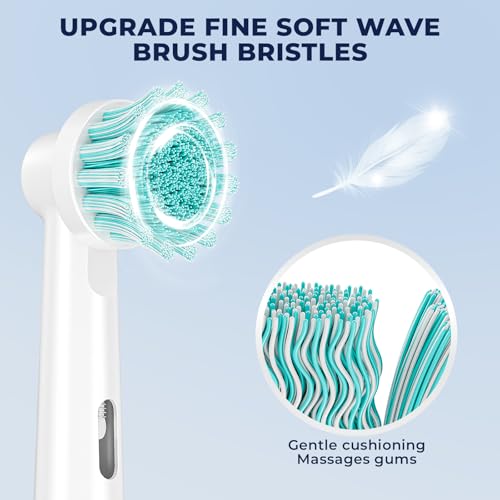Sensitive Gum Care Replacement Toothbrush Heads Compatible with - Product Imagery